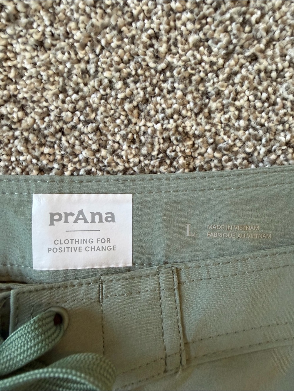 Prana Women’s Olive Green Athletic Shorts - Picture 5 of 7
